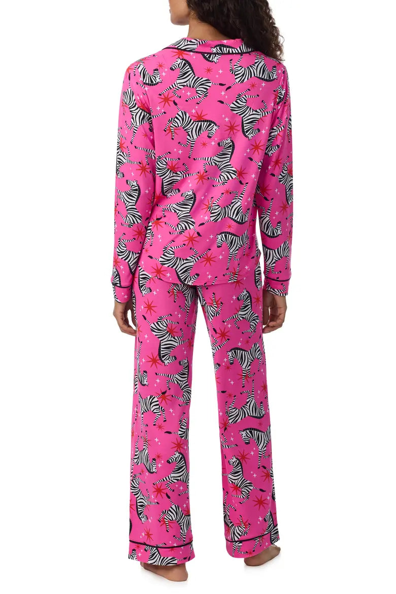 Room Service Pink Zebra PJ Set