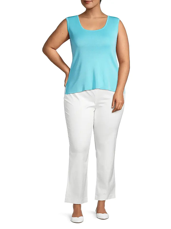 Ming Wang  Knit Scoopneck Tank