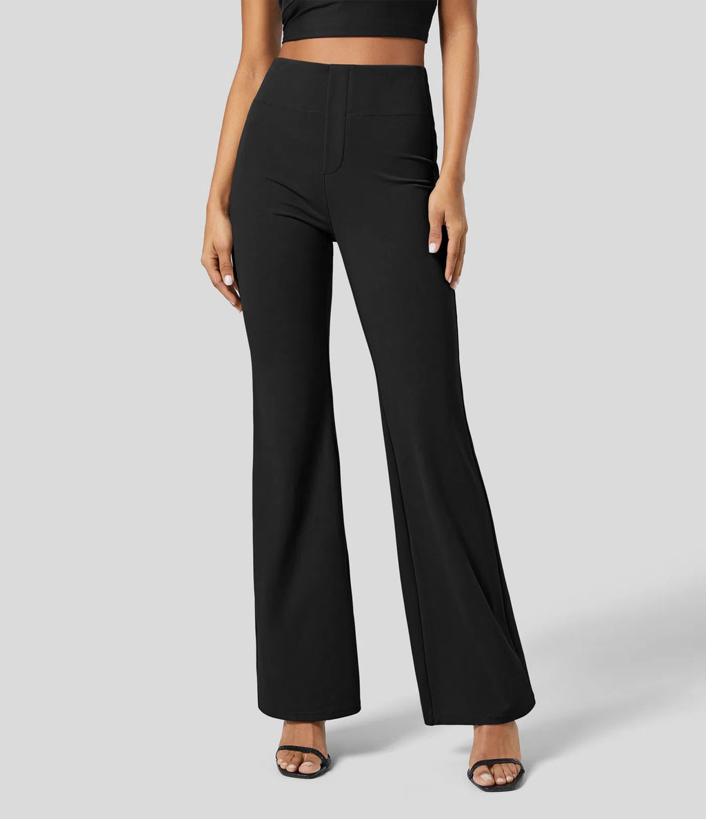 Black Flare Pocket Pant