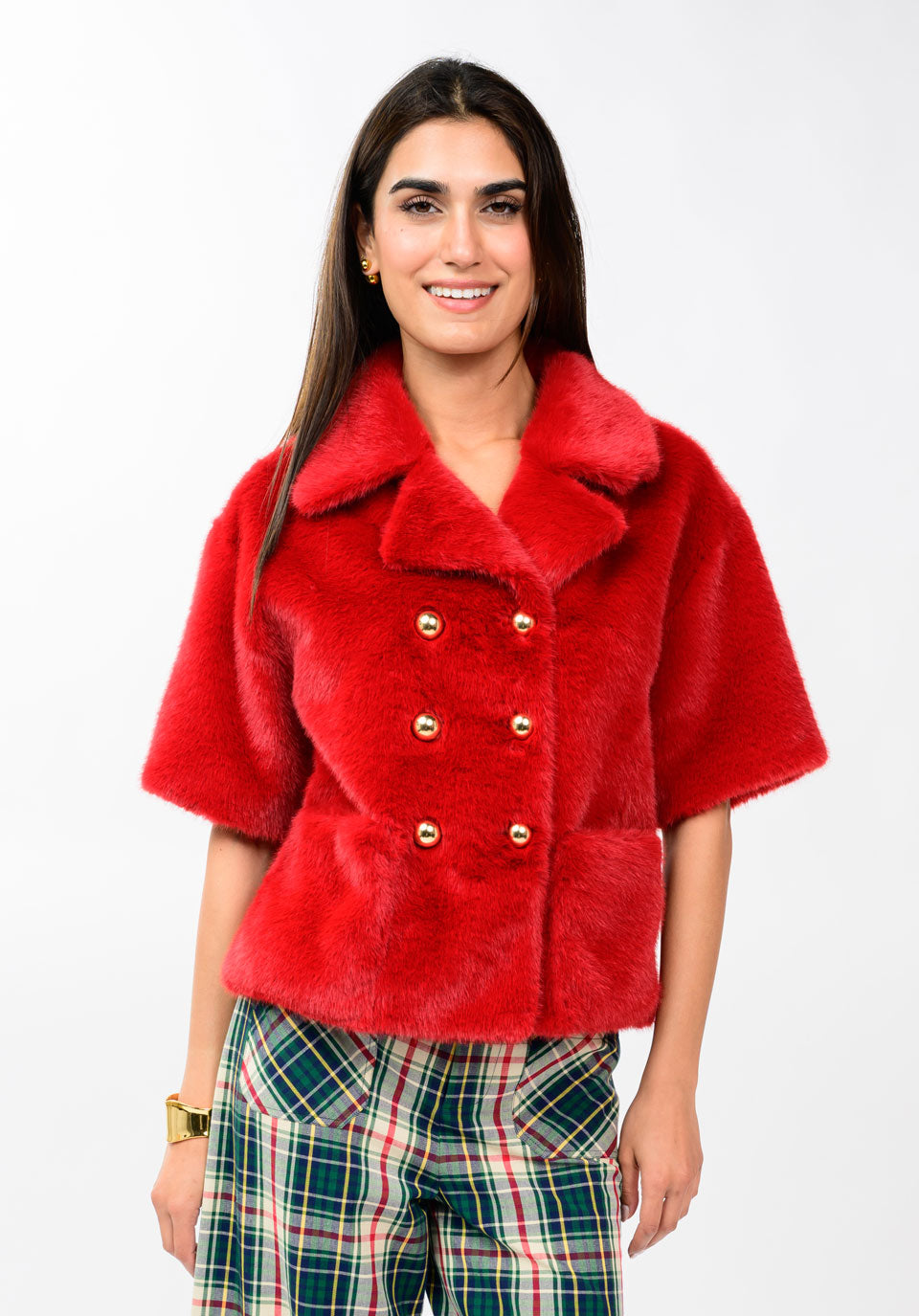 Ivy Jane Double Breasted Fur Jacket