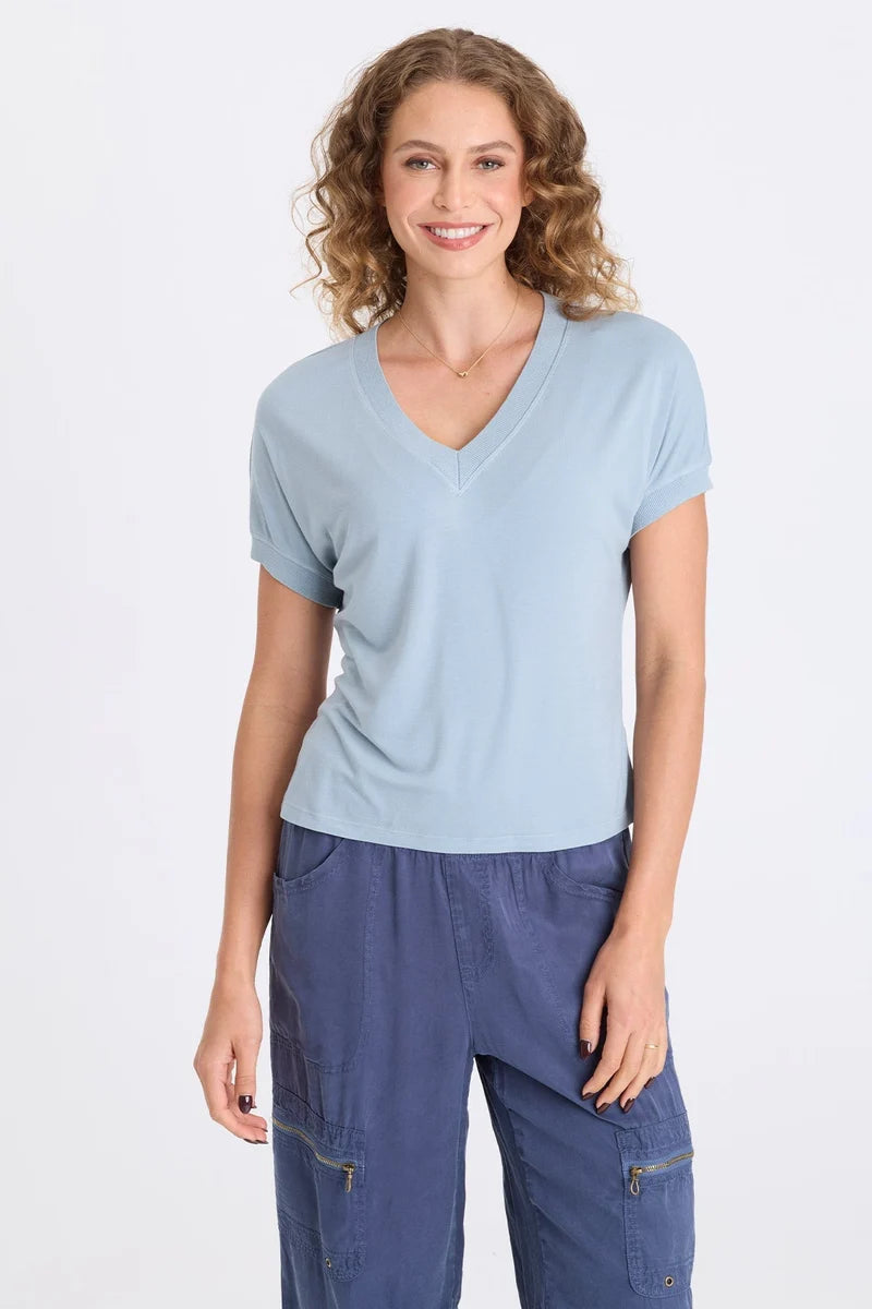 XCVI Sergius V-Neck Skylight