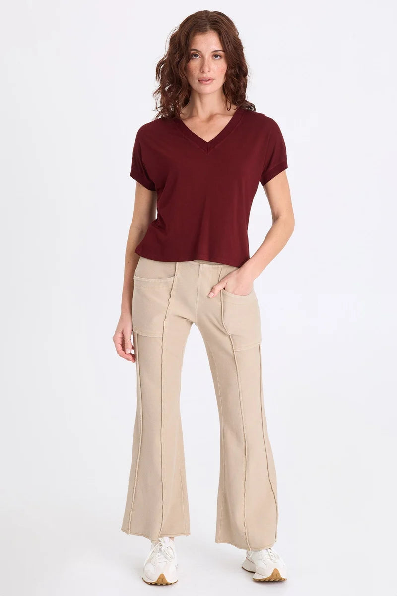 XCVI Sergius V-Neck Berry