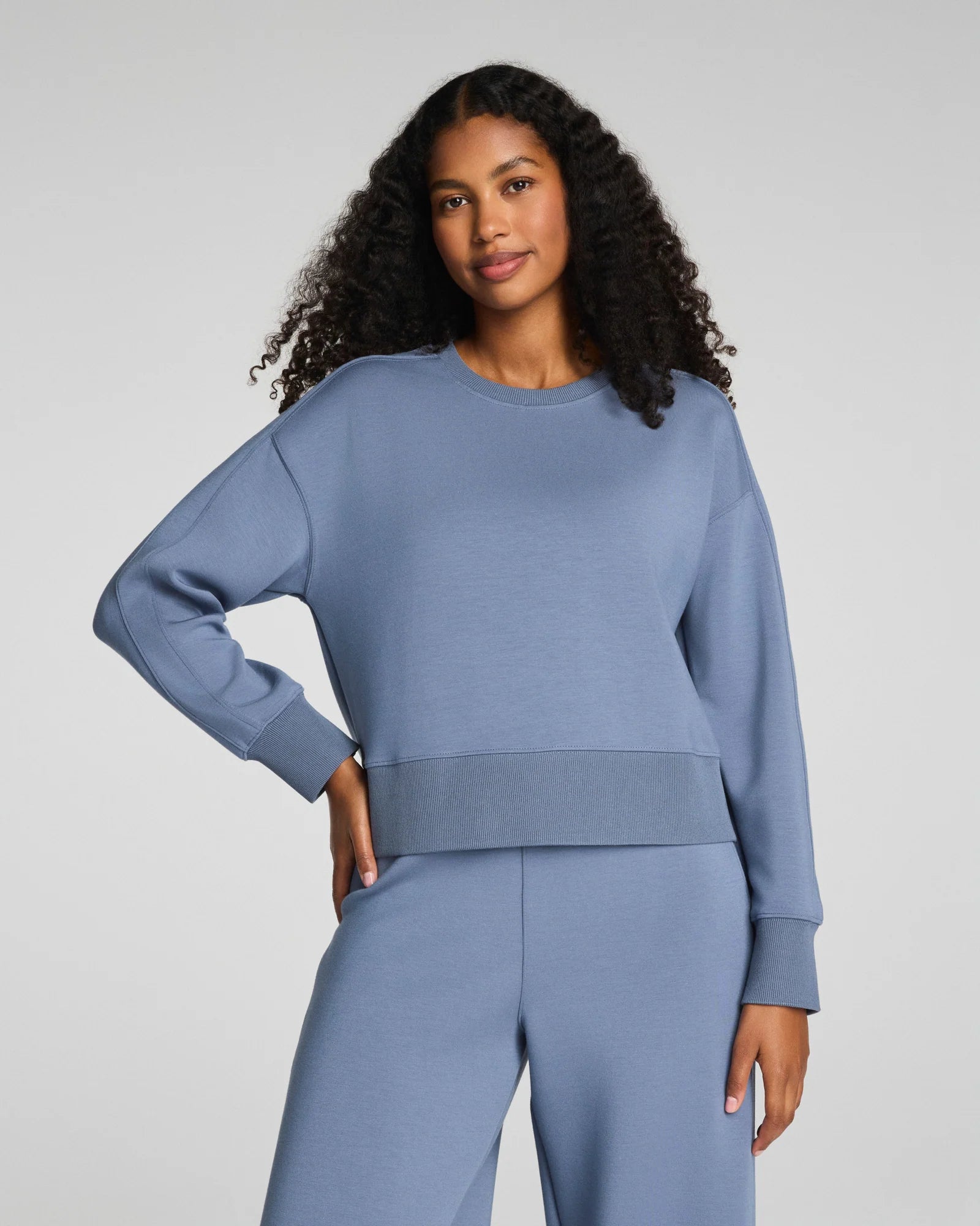 Spanx Luxe Crew Neck - Rain