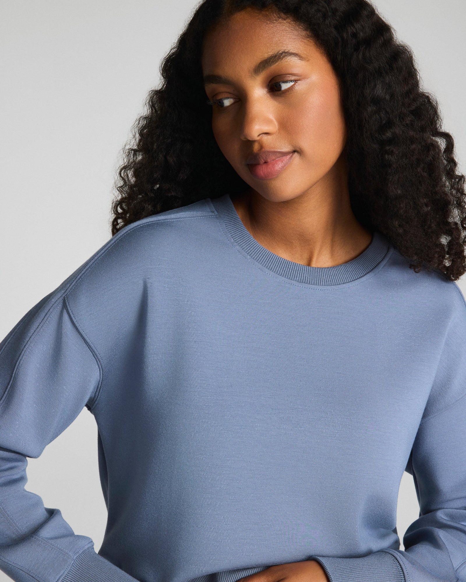 Spanx Luxe Crew Neck - Rain