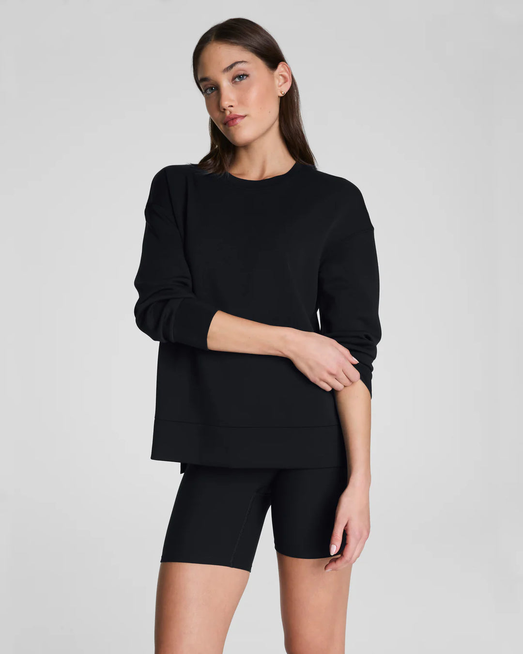 Spanx AirEssentials LS Crew - Black