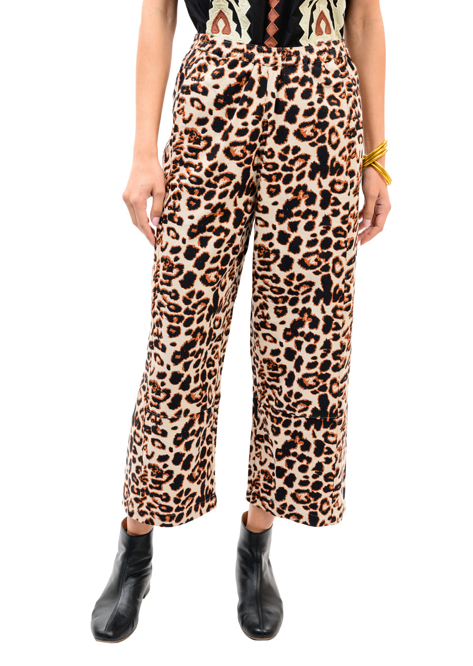 Ivy Jane Leopard Barrel Pant