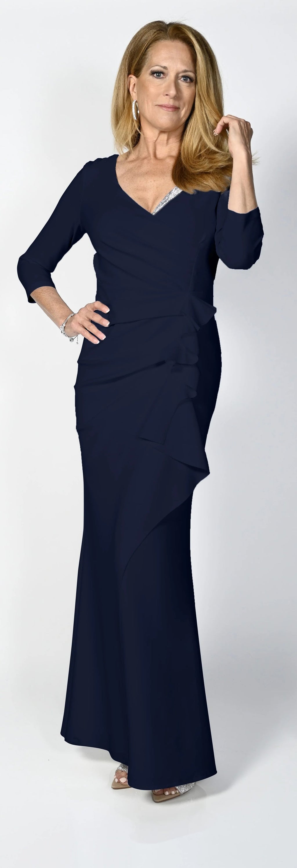 Frank Lyman Midnight Maxi Gown