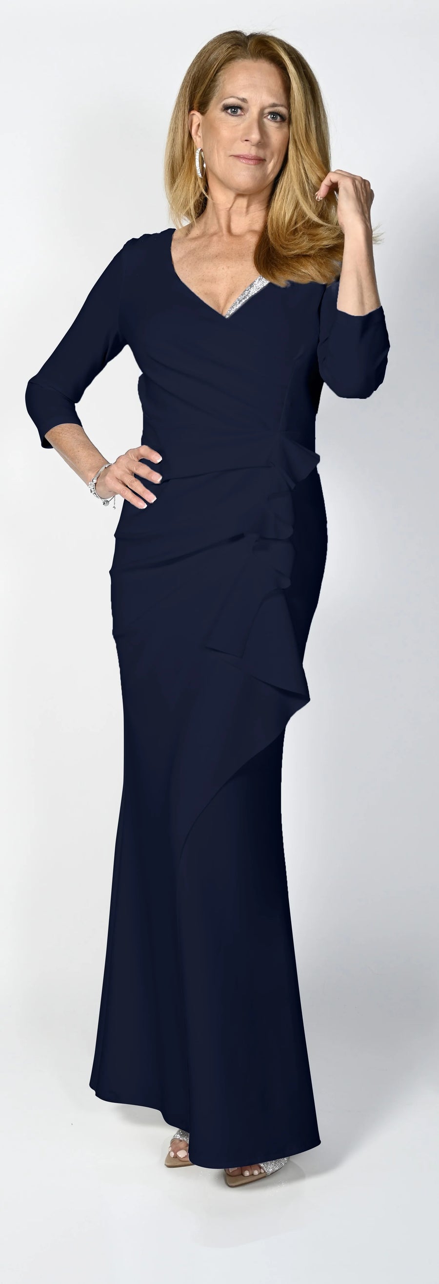 Frank Lyman Midnight Maxi Gown