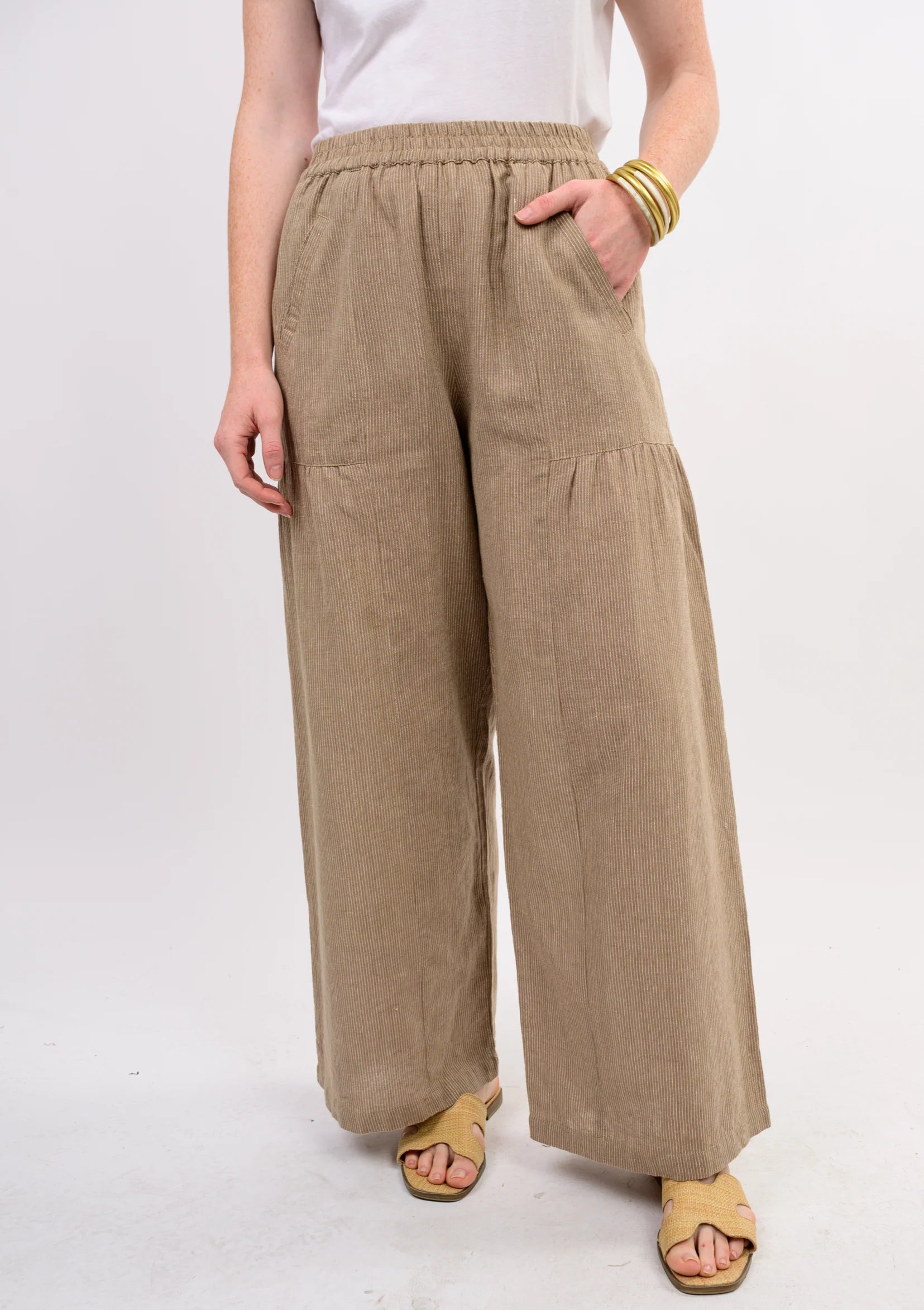 Ivy Jane Wide Leg Stripe Pant