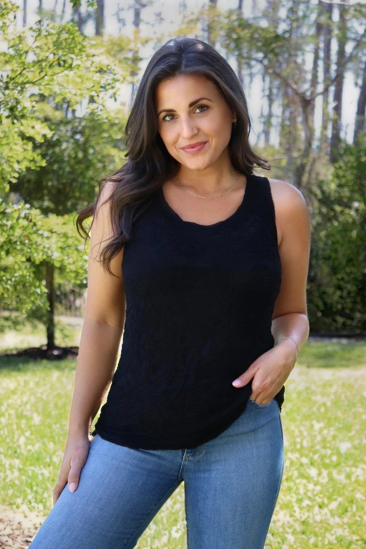SnoSkins Dreamcatcher Tank Black