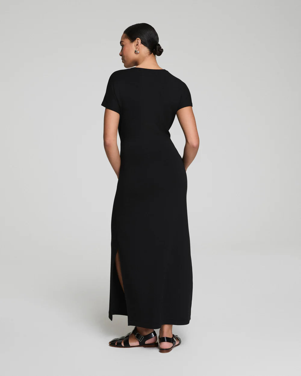 Spanx Tie Waist Maxi Dress - Black