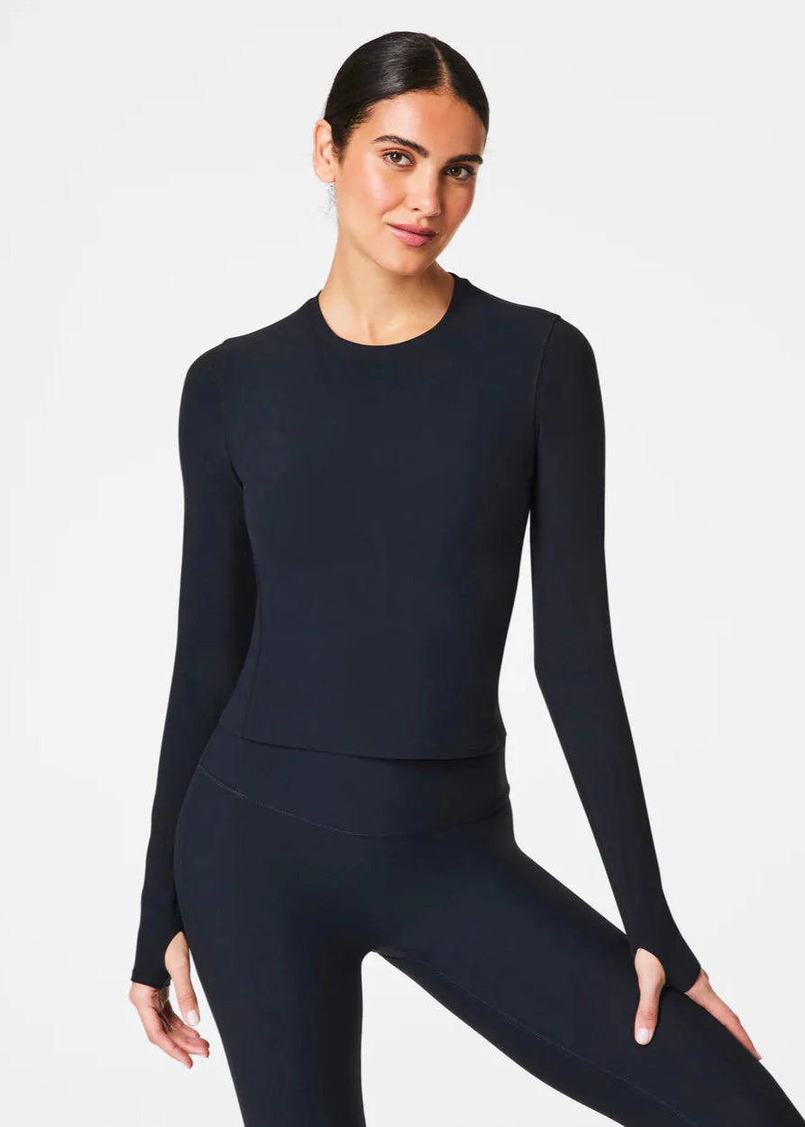 Spanx OnForm Long Sleeve Top - Black