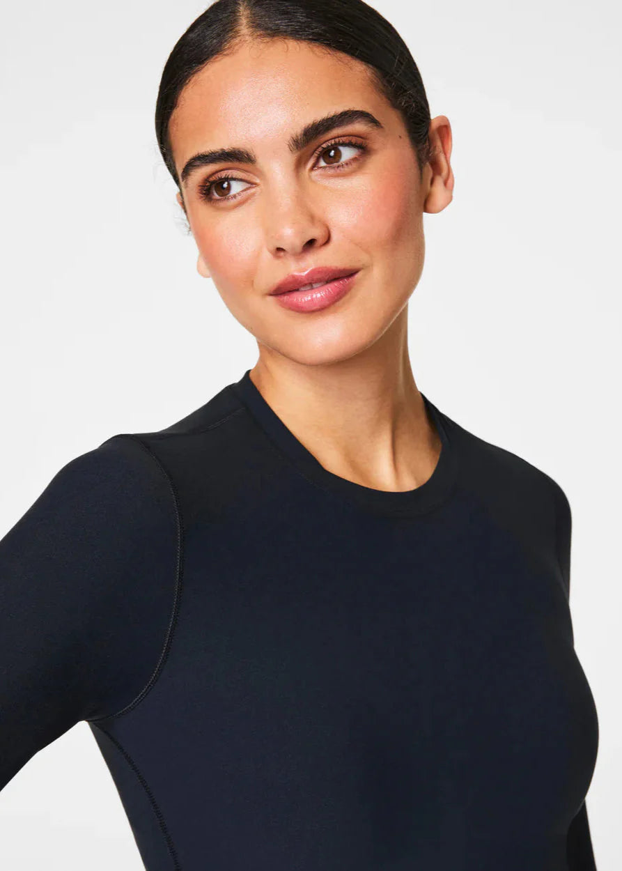Spanx OnForm Long Sleeve Top - Black