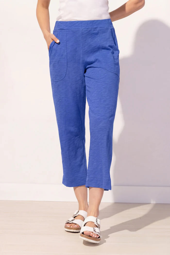 Cotton Slub Pocket Capri - Resort