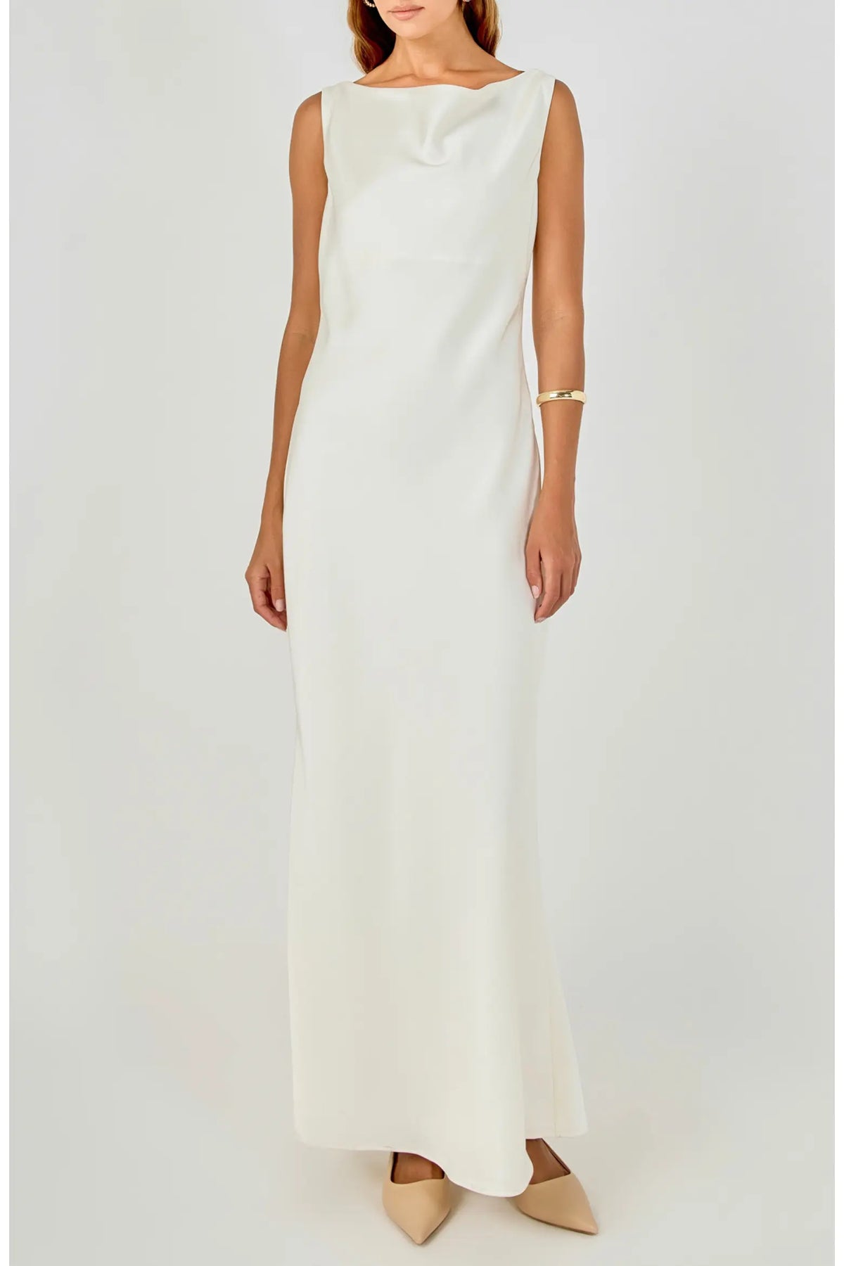 Satin and Tulle Evening dress