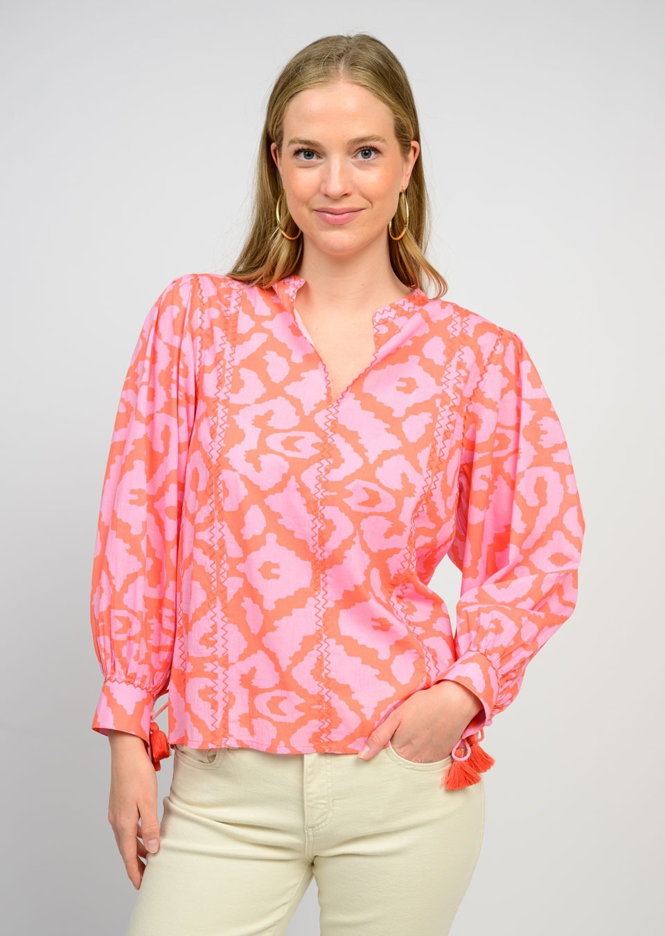 Ivy Jane Zig Zag Stitched Top