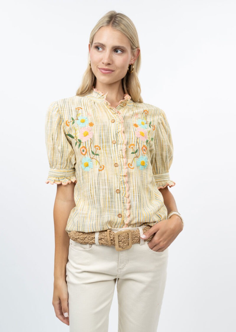 Ivy Jane Ribbon Embroidered Blouse