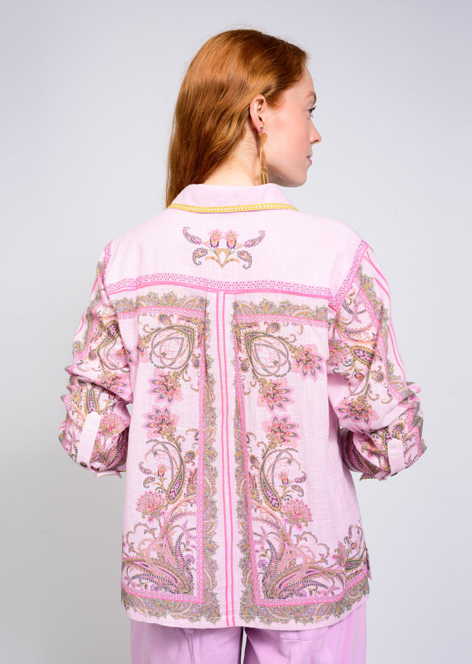Ivy Jane Paisley Border Shirt