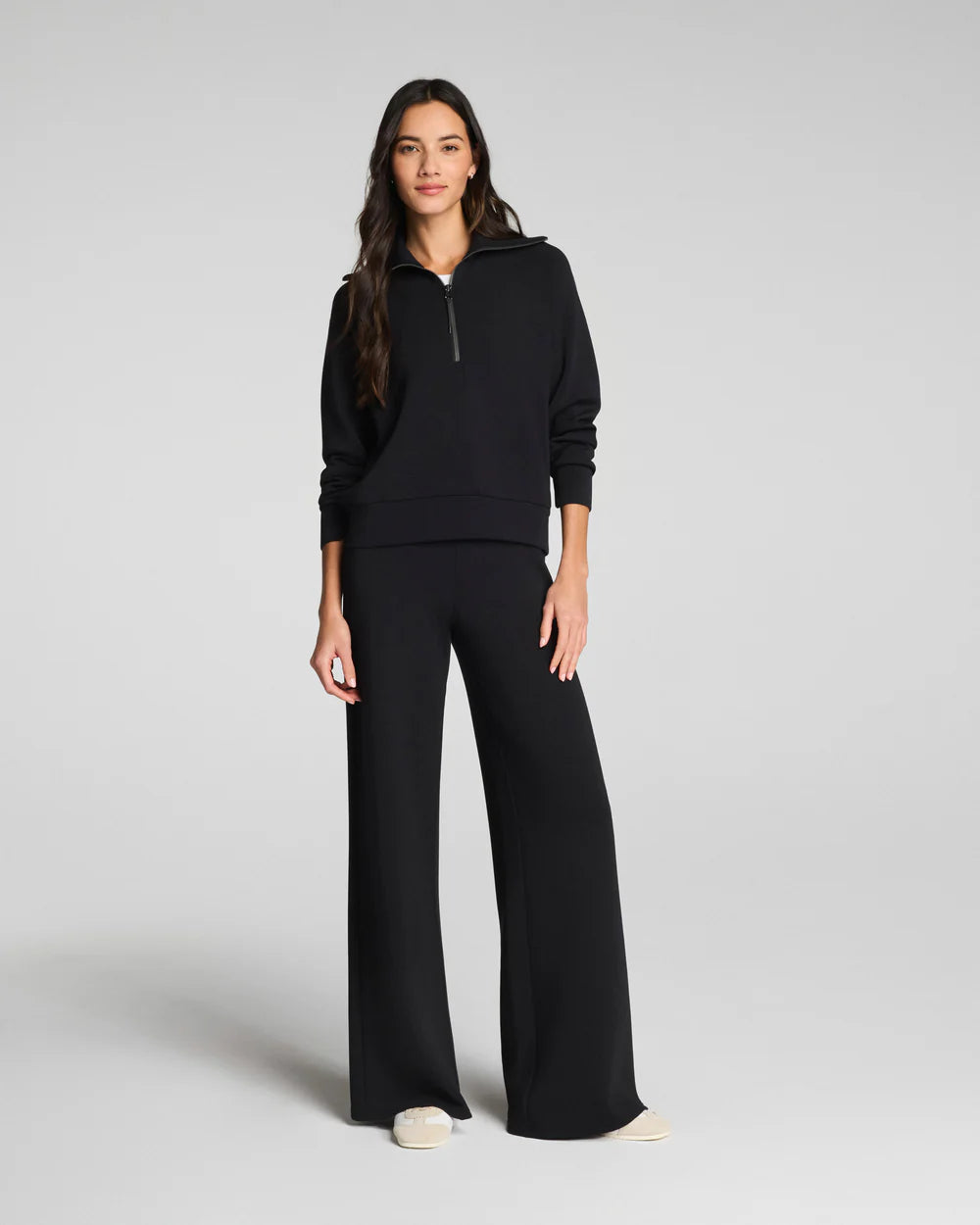 Spanx AirEssentials® Wide Leg Pull On Drawstring - Black