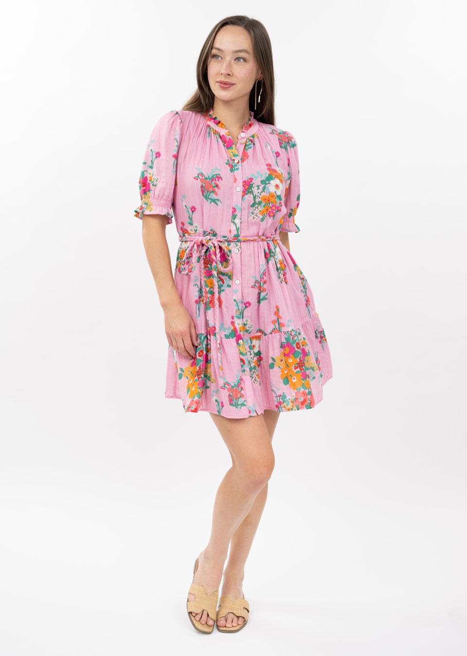 Ivy Jane Floral Gauze Dress