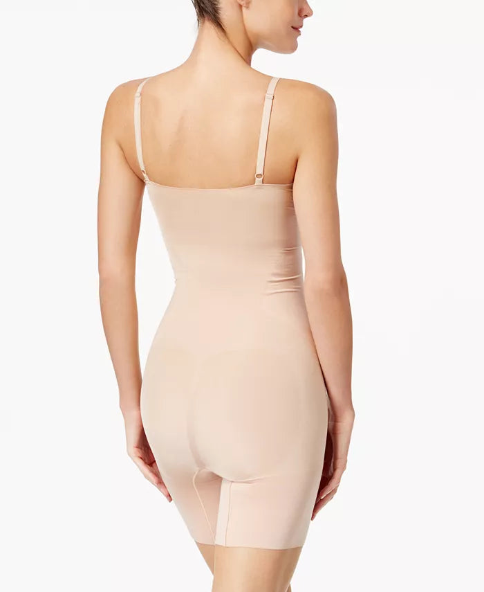 Spanx OnCore Mid-Thigh Bodysuit - Nude