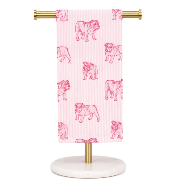 Bulldog Stare Hand Towel