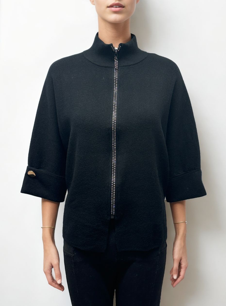 Metric Mock Neck Sweater