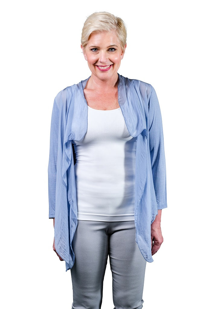 Ansley Silk Front Tie Wrap