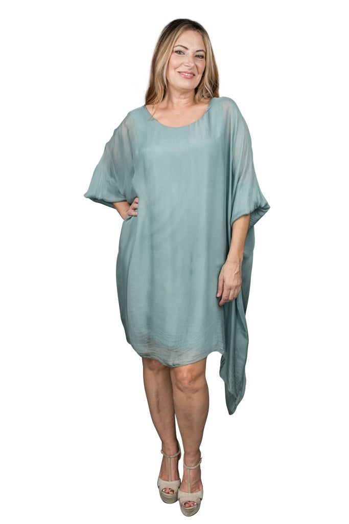 Alessia Silk Kaftan Dress