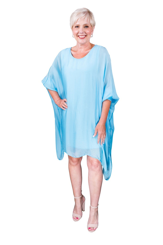 Alessia Silk Kaftan Dress
