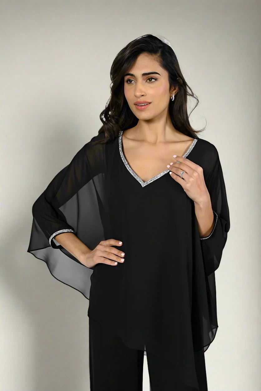 FRANK LYMAN Rhinestone Top