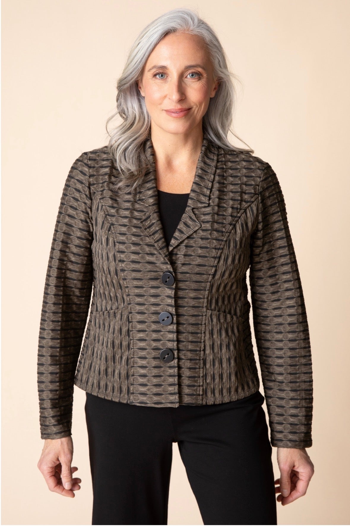 Newport Knit Seamed Shape Jacket