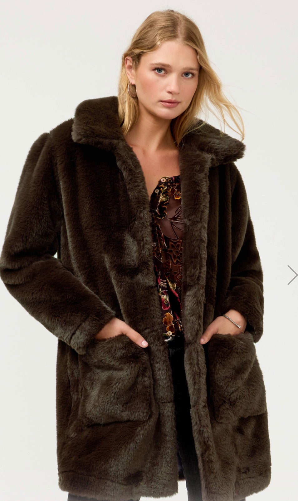 Johnny Was Faux Fur Teddy