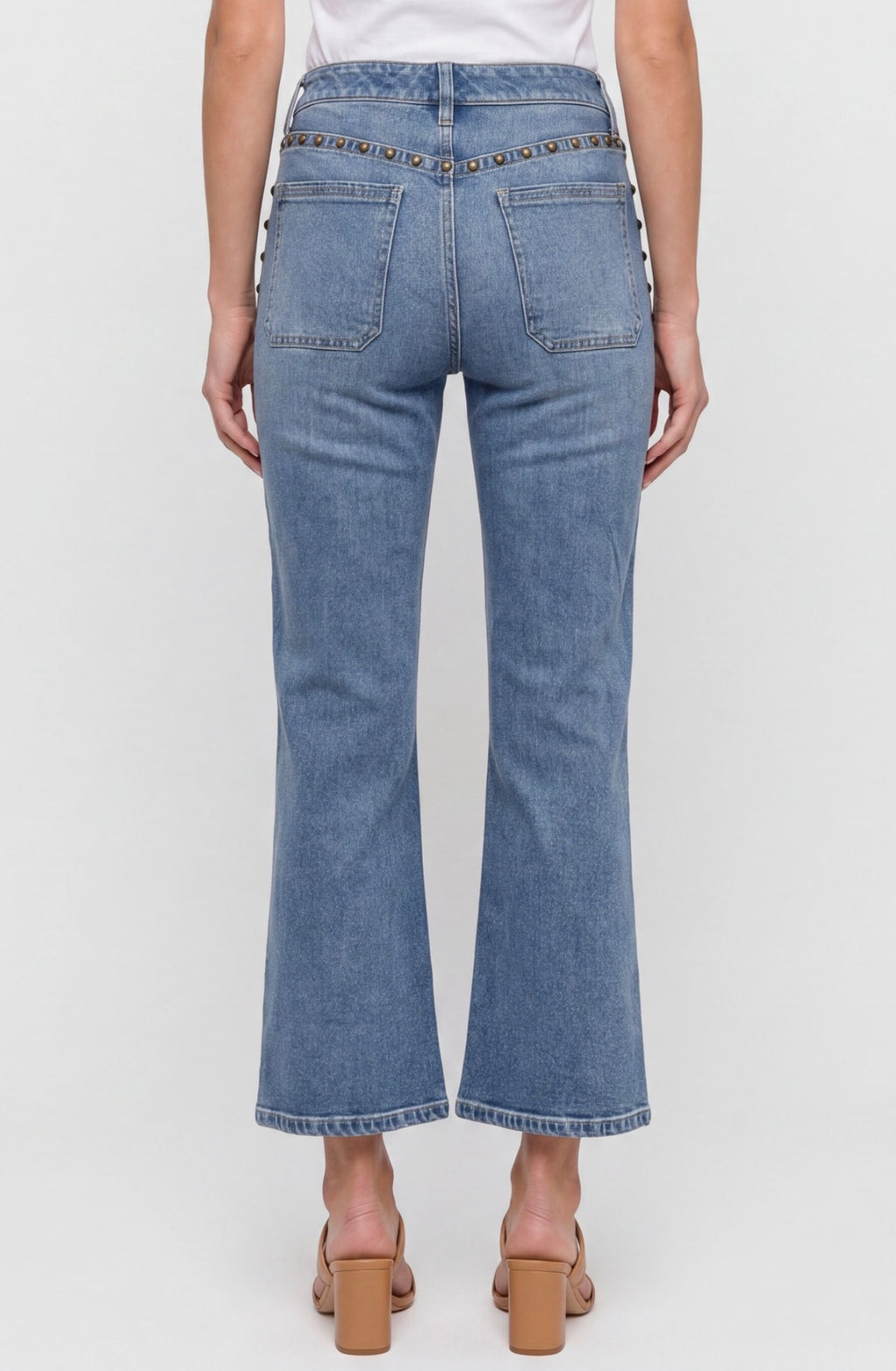 Hannah Flare Jean with Studs