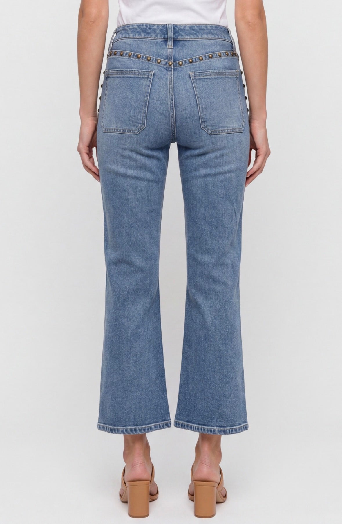 Hannah Flare Jean with Studs