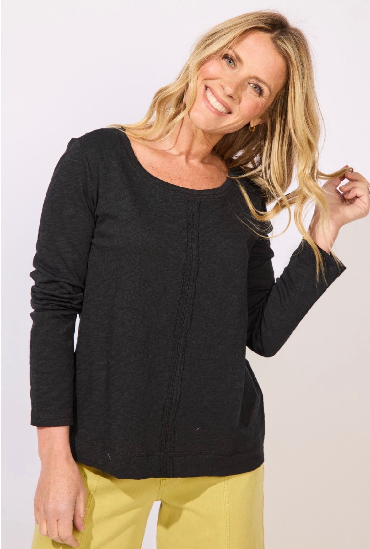 Escape Cotton Slub Stay Centered Tee