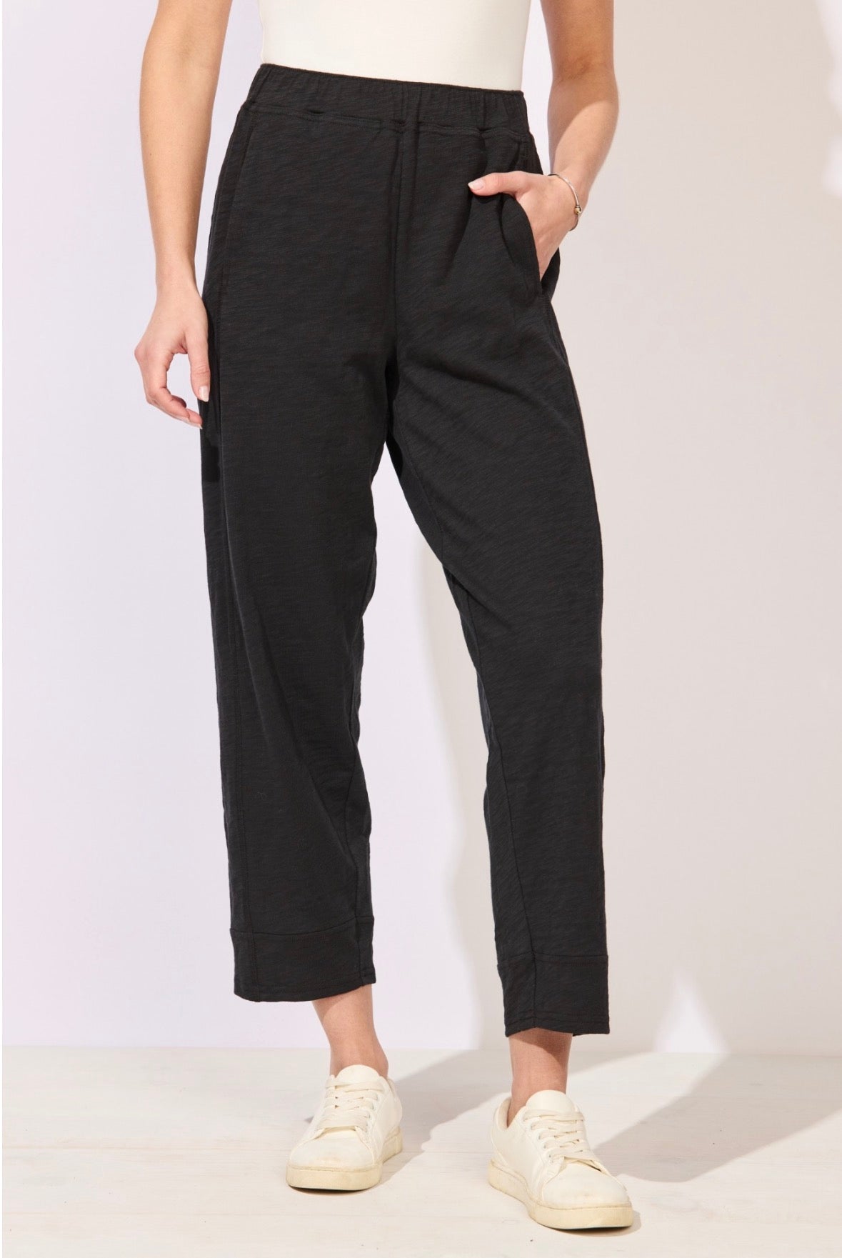 Escape Cotton Slub Seamed Pant