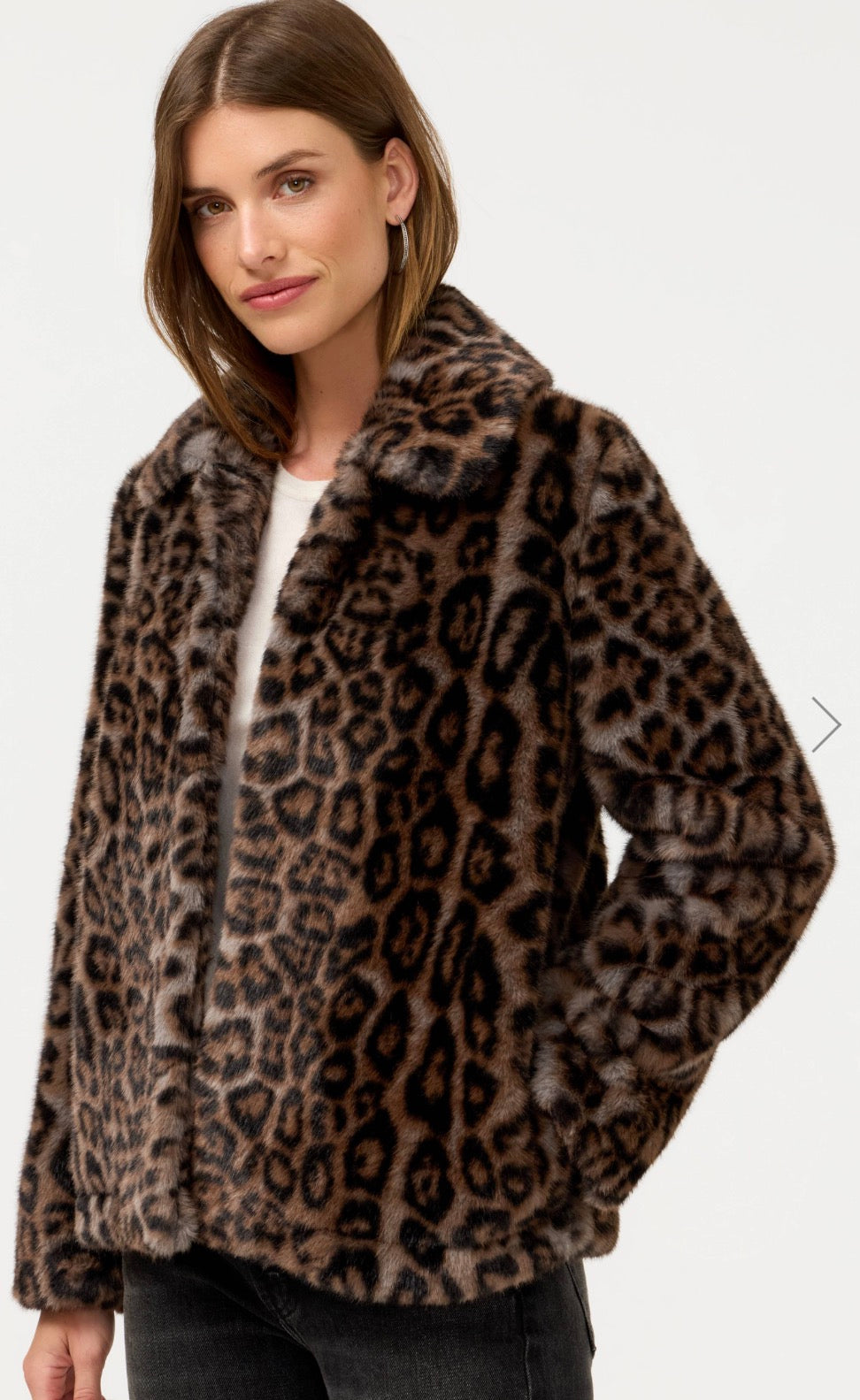 Johnny Was Fur Cropped Coat