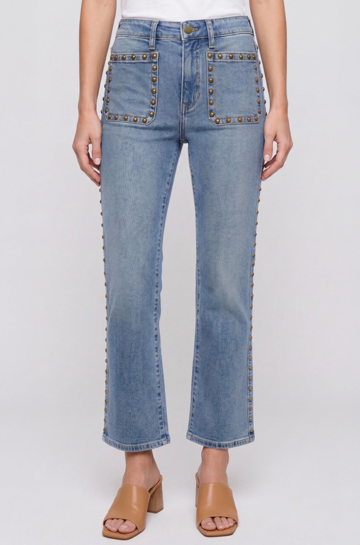 Hannah Flare Jean with Studs
