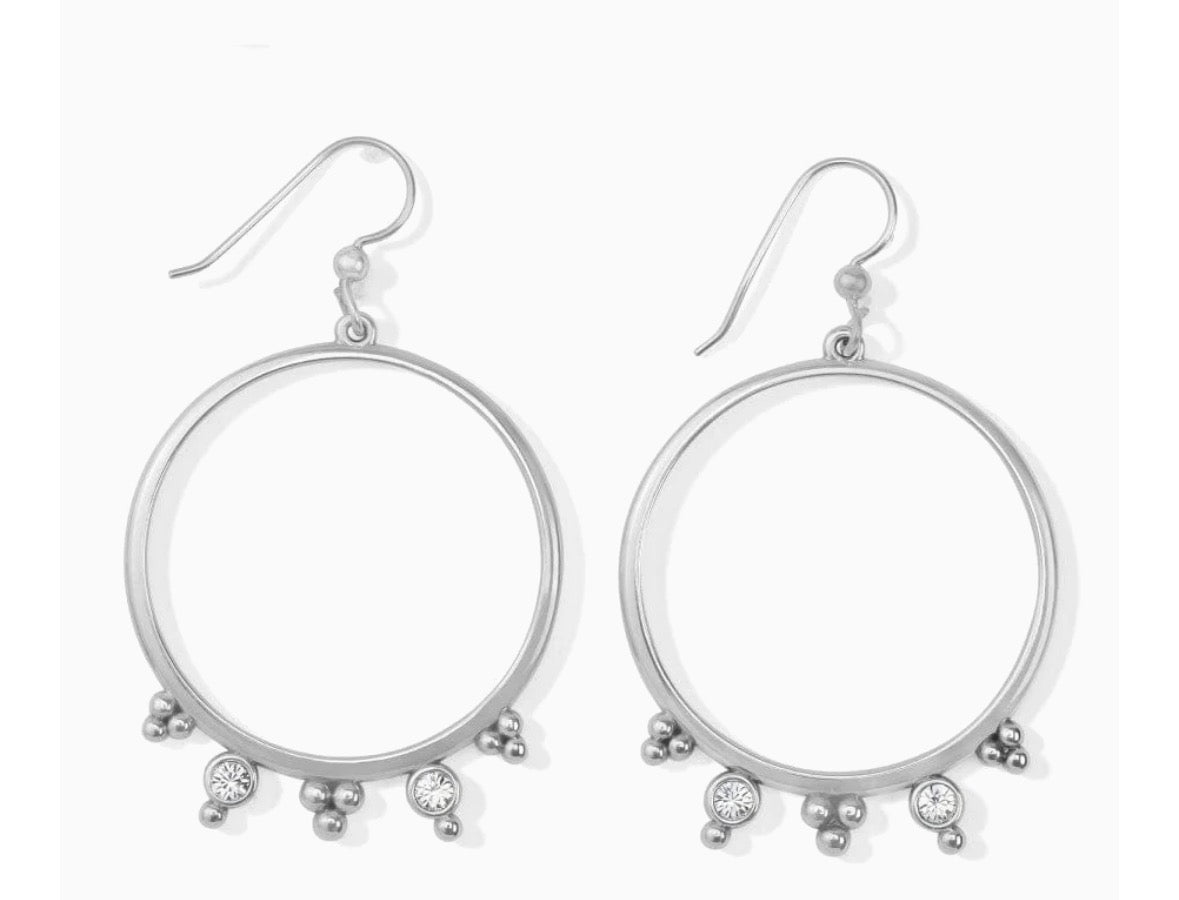 Brighton Twinkle Granulation Round French Wire Earrings