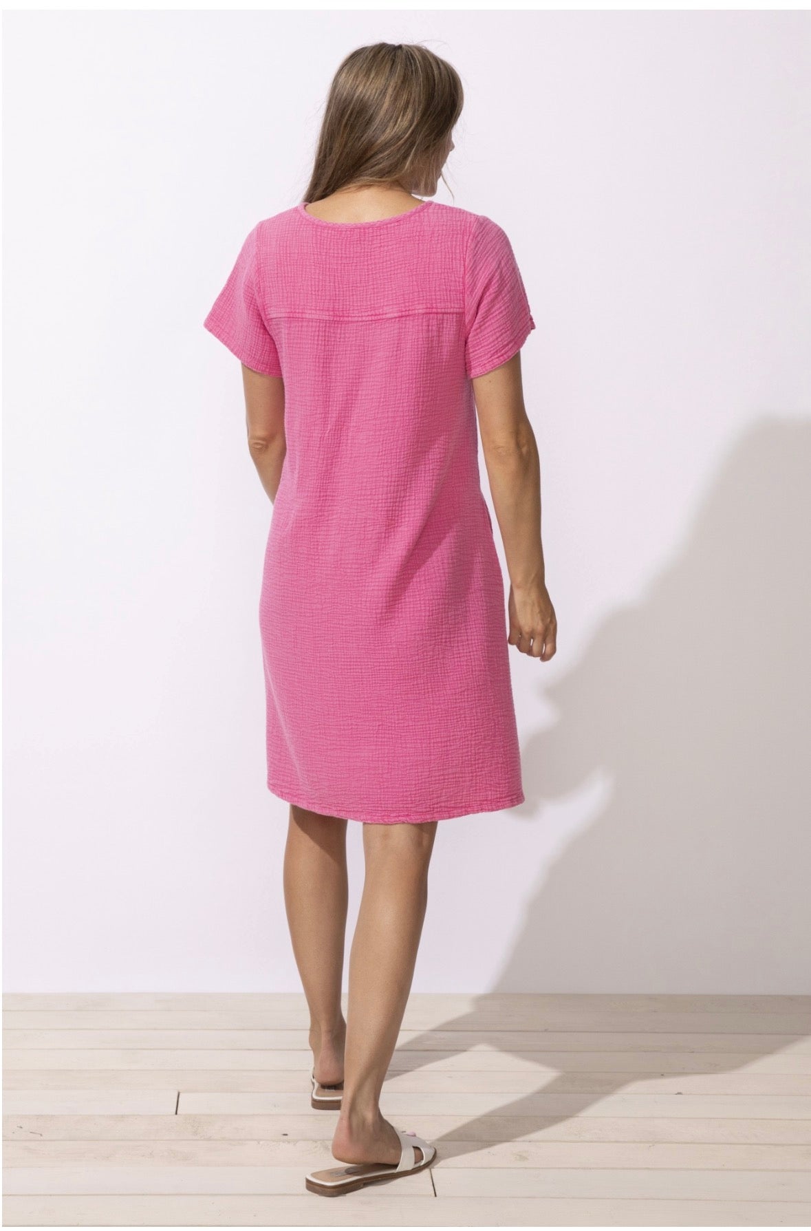 Sunkiss Gauze Passport Dress - Cosmo