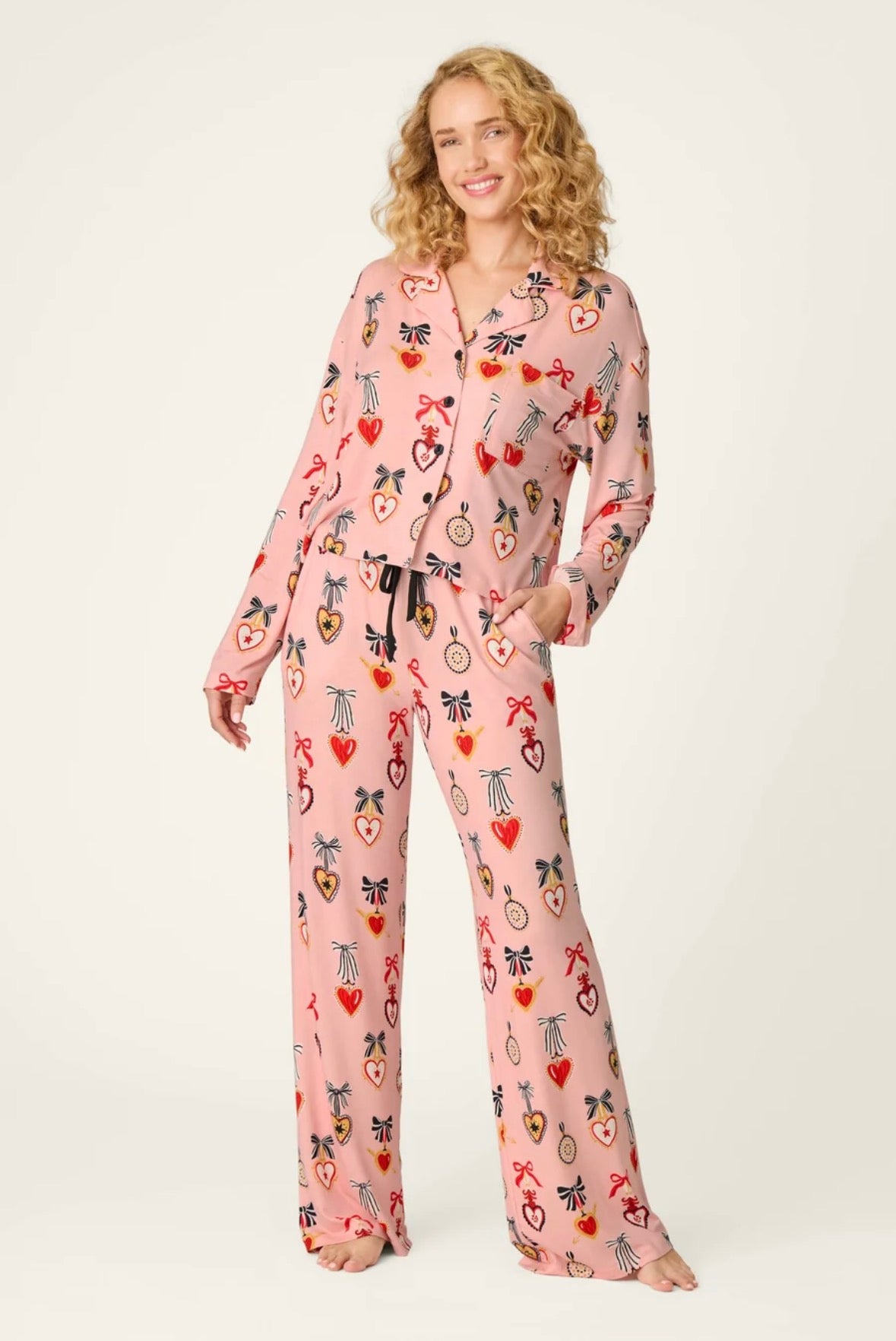 Sweetheart Dreams Love Lockets PJ Set