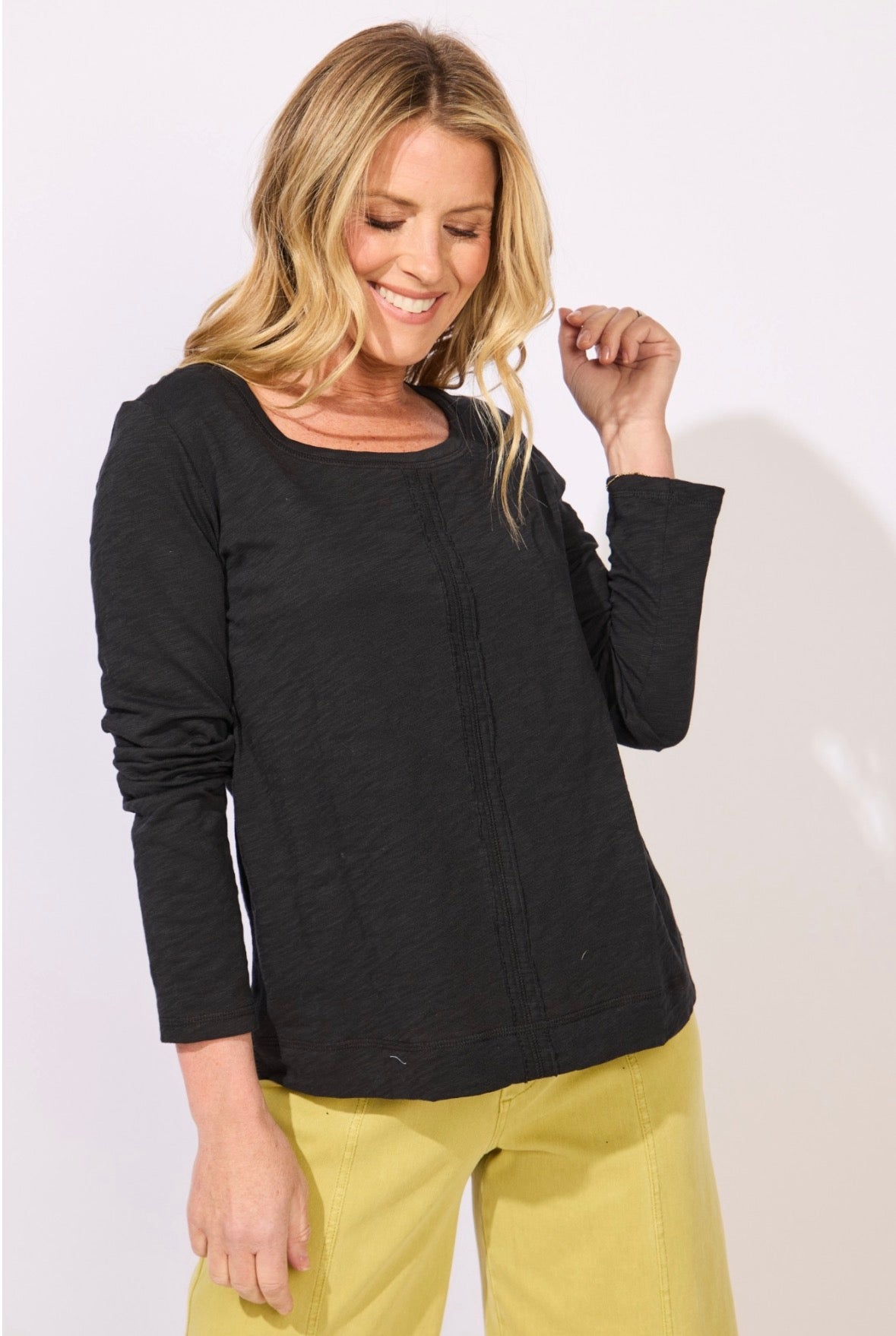 Escape Cotton Slub Stay Centered Tee