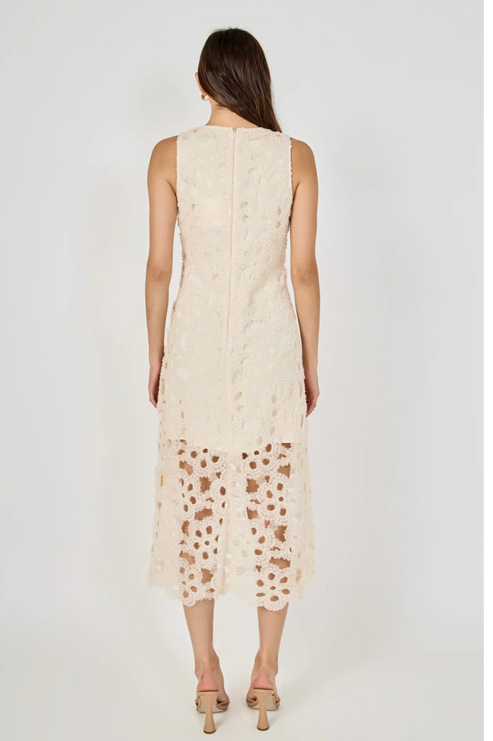 Endless Rose Pearl Floral Lace Mini