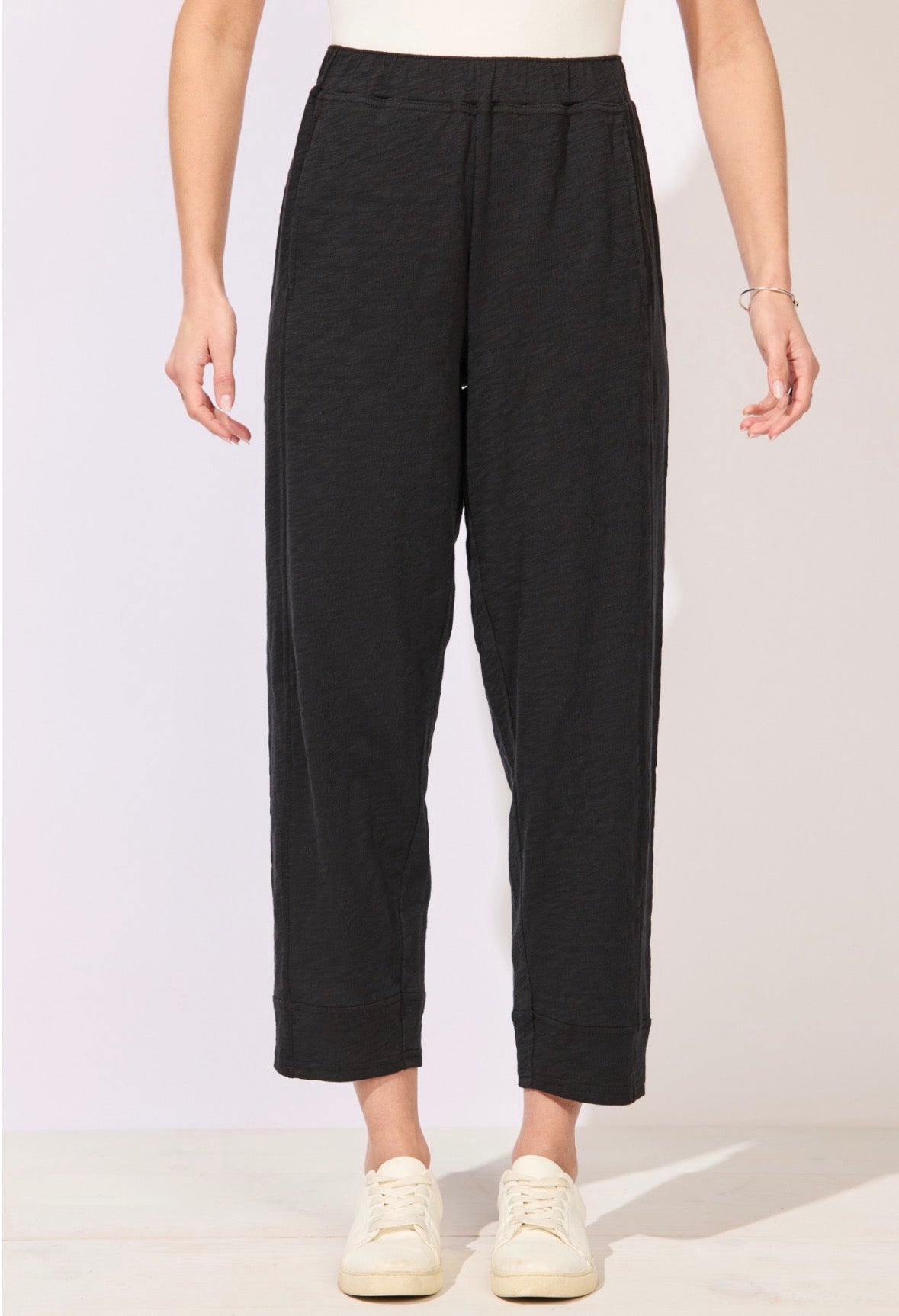 Escape Cotton Slub Seamed Pant