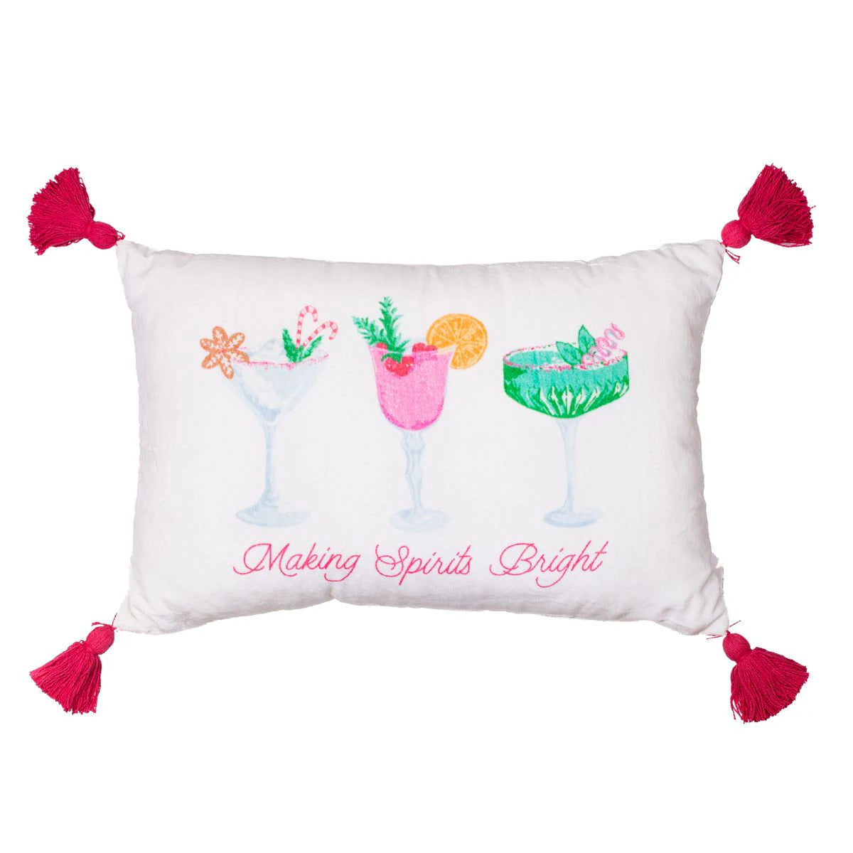 Fizz the Season Pillow