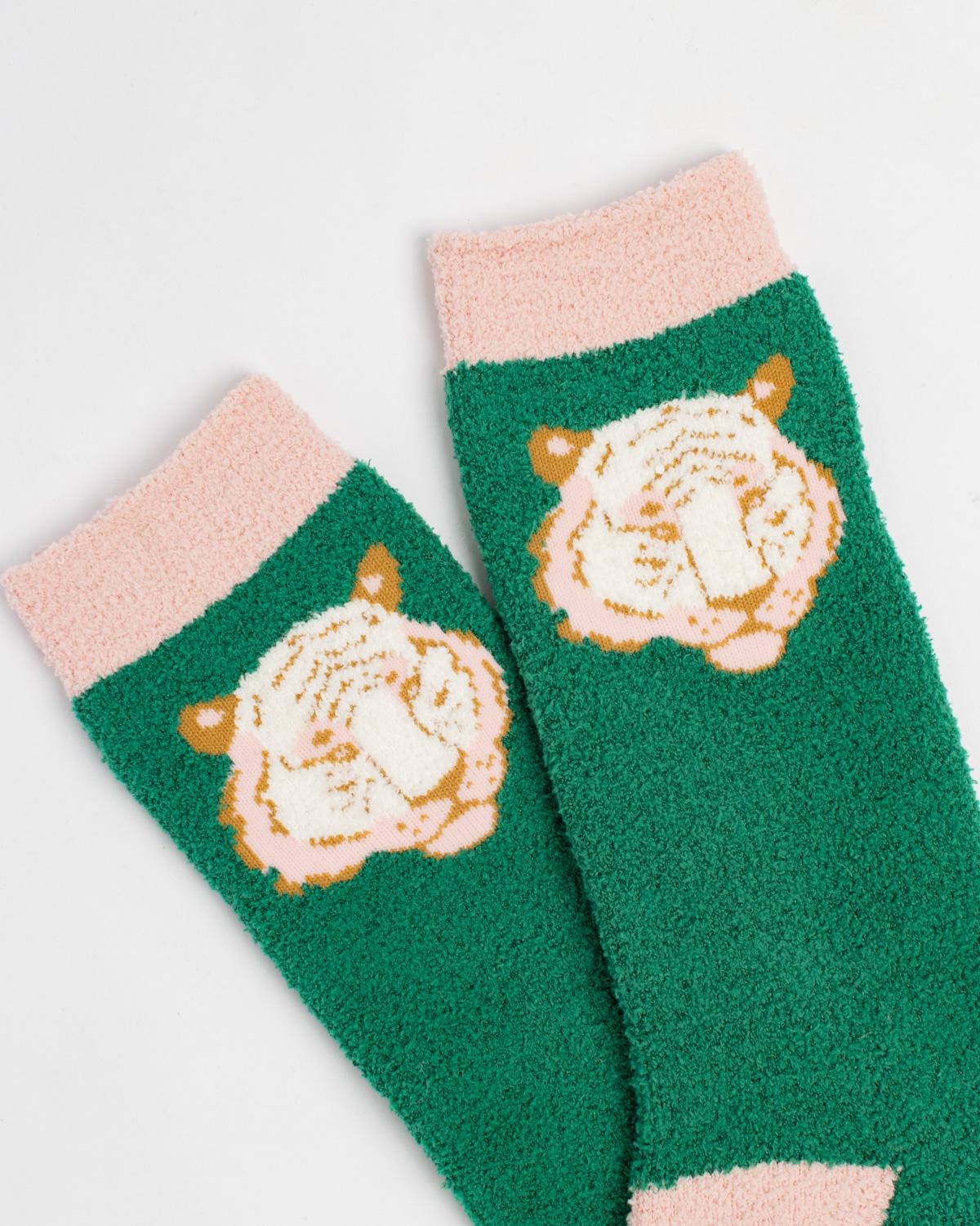 Chloe Tiger Grip Socks