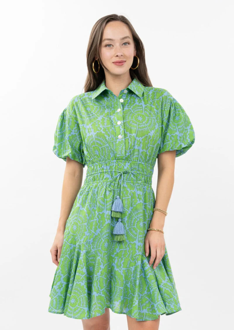 Ivy Jane Flounced Hem Shirt Dress