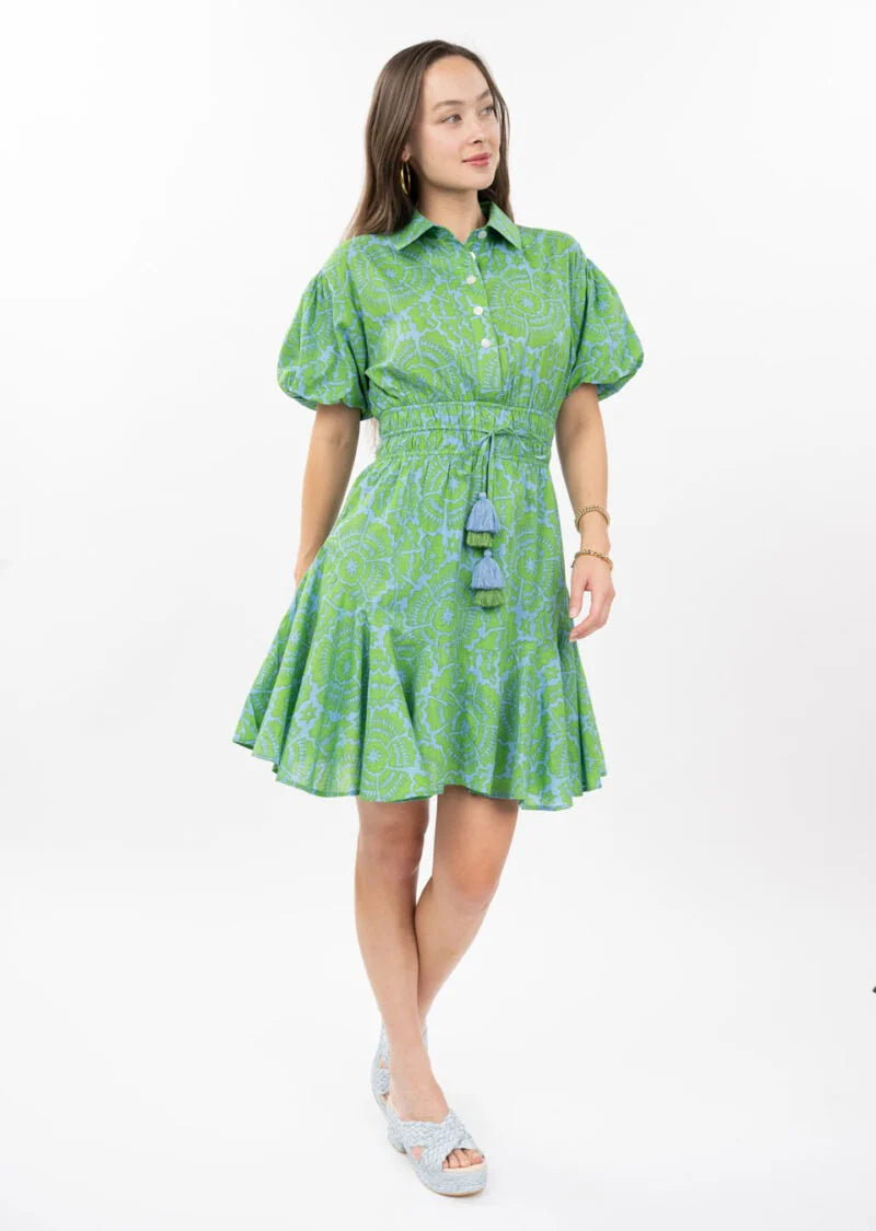 Ivy Jane Flounced Hem Shirt Dress