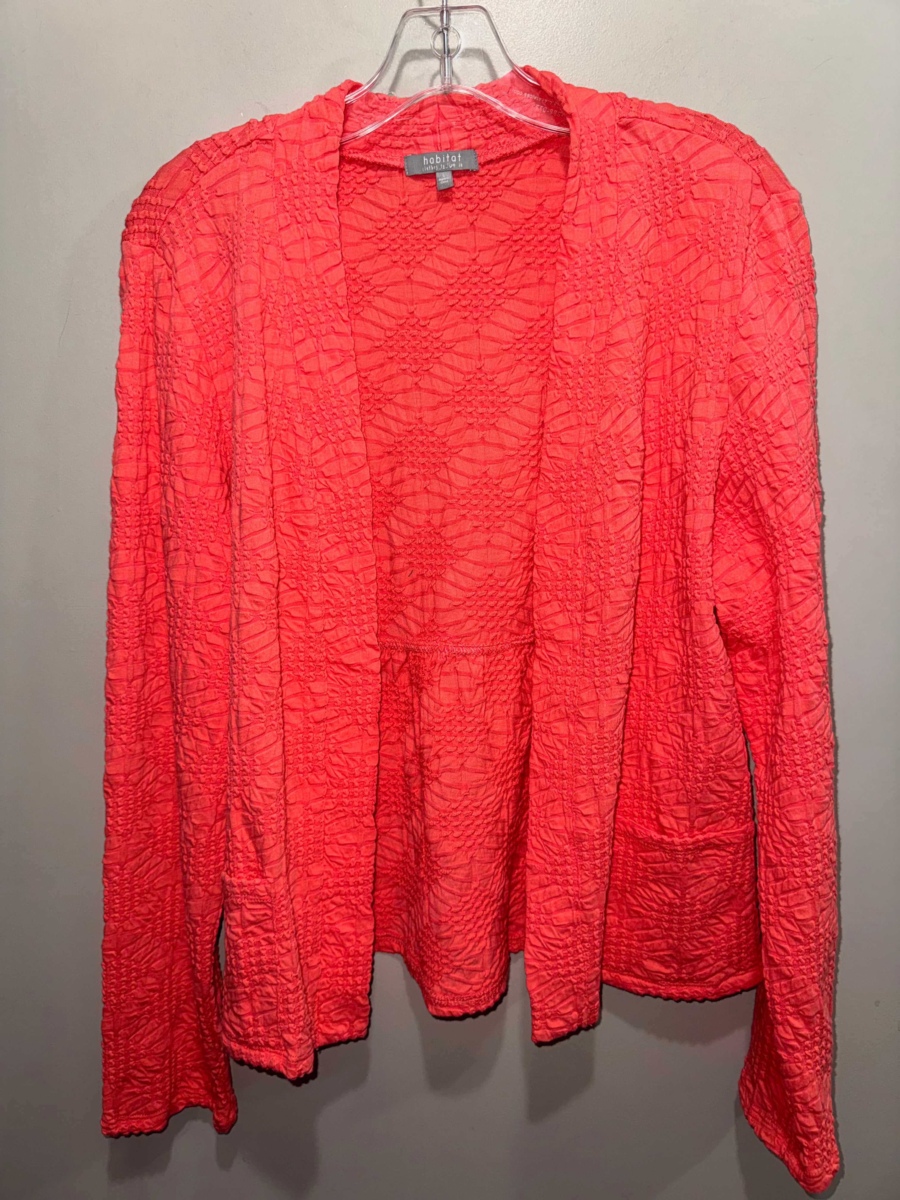 Sunburst Knit Cardi - Coral